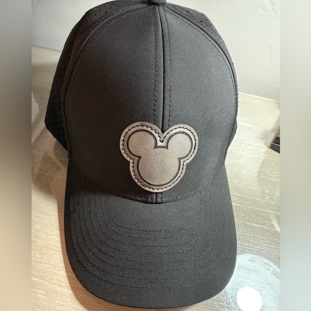 New Leather Patch Mickey Hat - image 3
